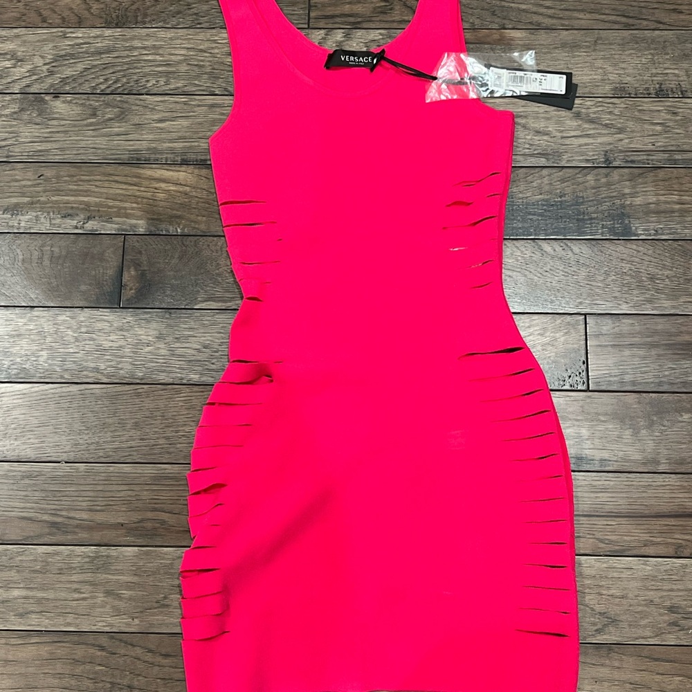 Versace Pink Mini Dress